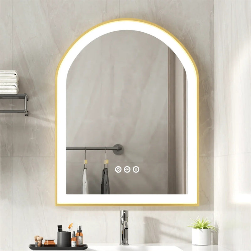 Miroirs LED en arche Lumiroir