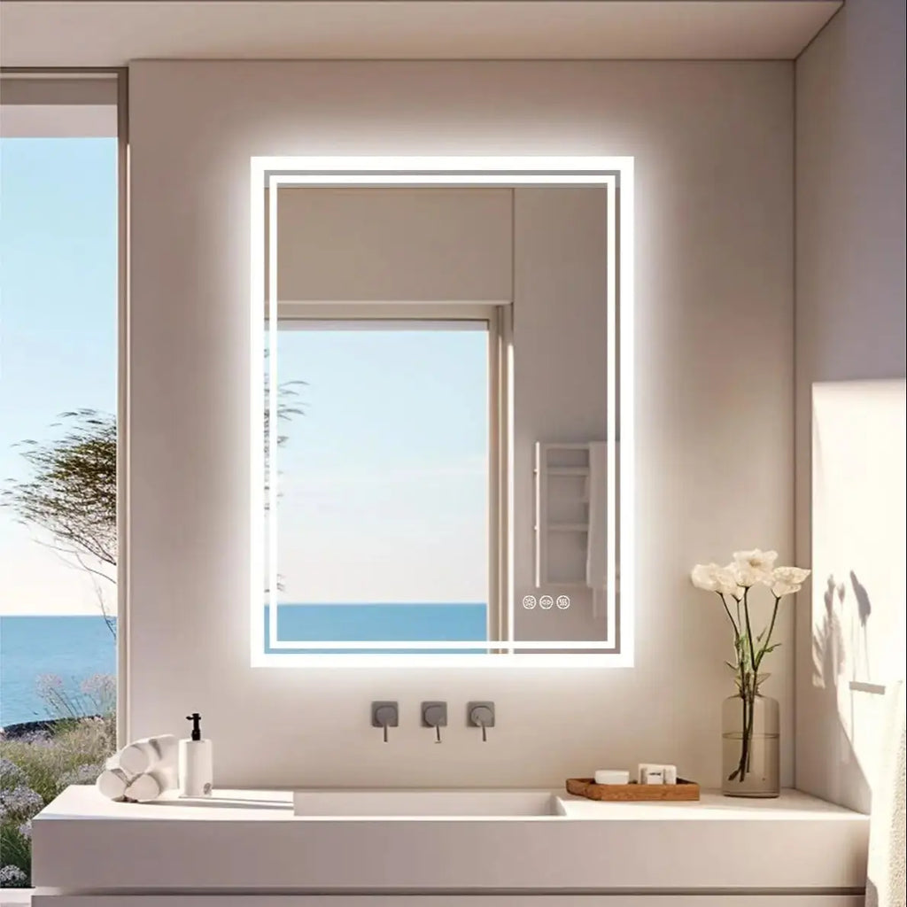 Le Studio posé en hauteur dans une salle de bain lumineuse